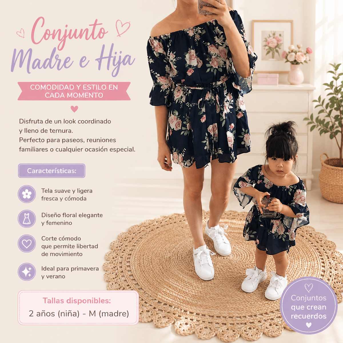 Conjunto madre e hija