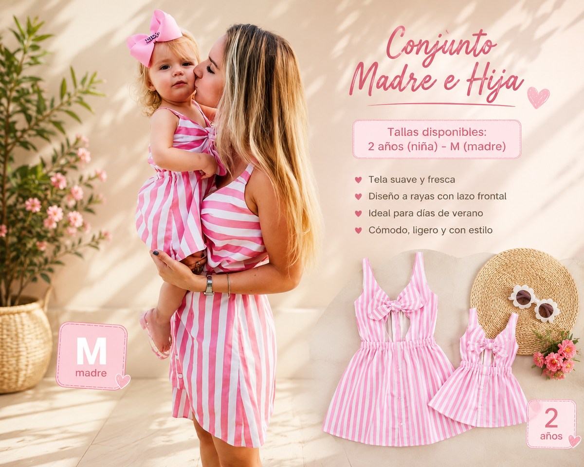 Conjunto mamá e hija